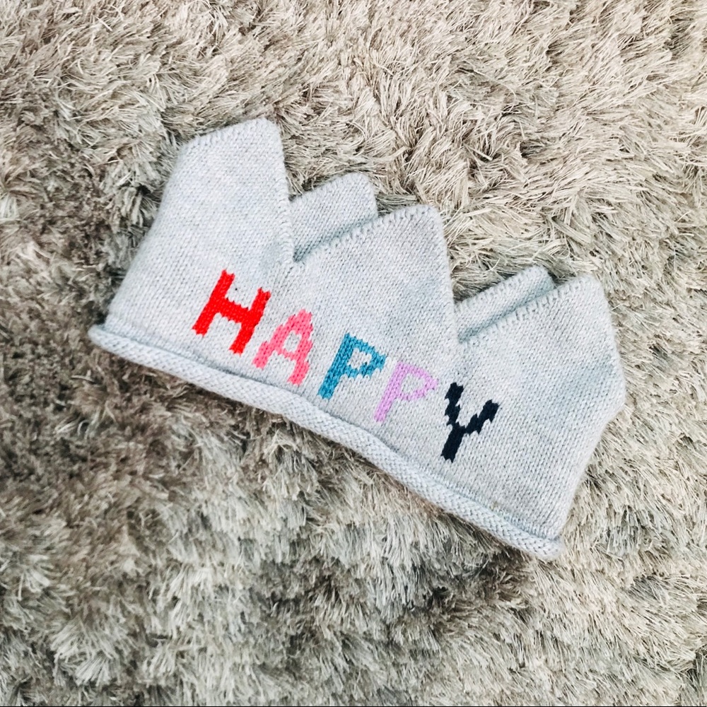 HAPPY 😁 knit baby crown